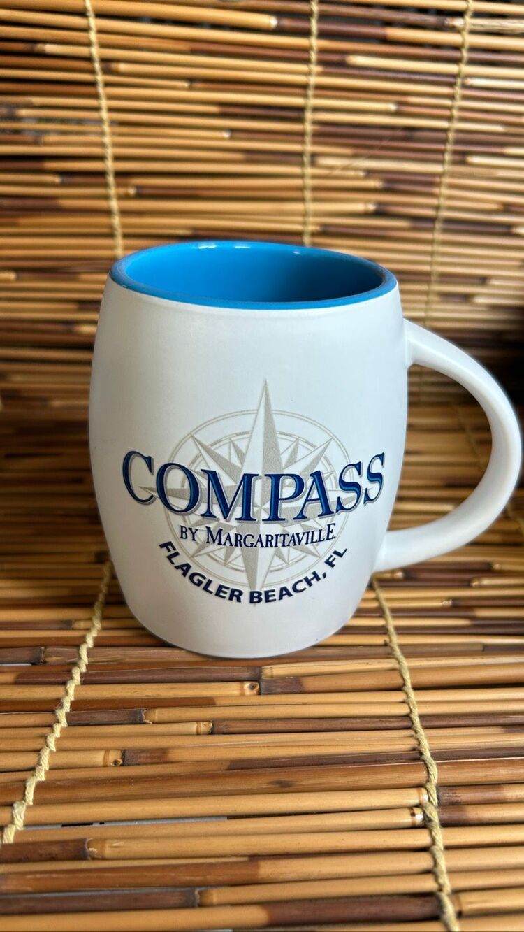 Compass by Margaritaville Flagler Beach Florida Mug